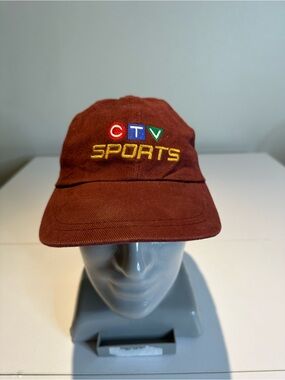 CTV Sports Embroidered Cap - Rust Brown